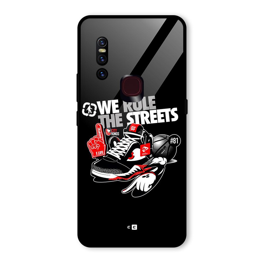 Rule The Streets Glass Back Case for Vivo V15