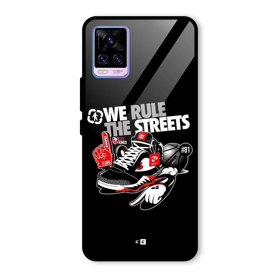 Rule The Streets Glass Back Case for Vivo V20 Pro