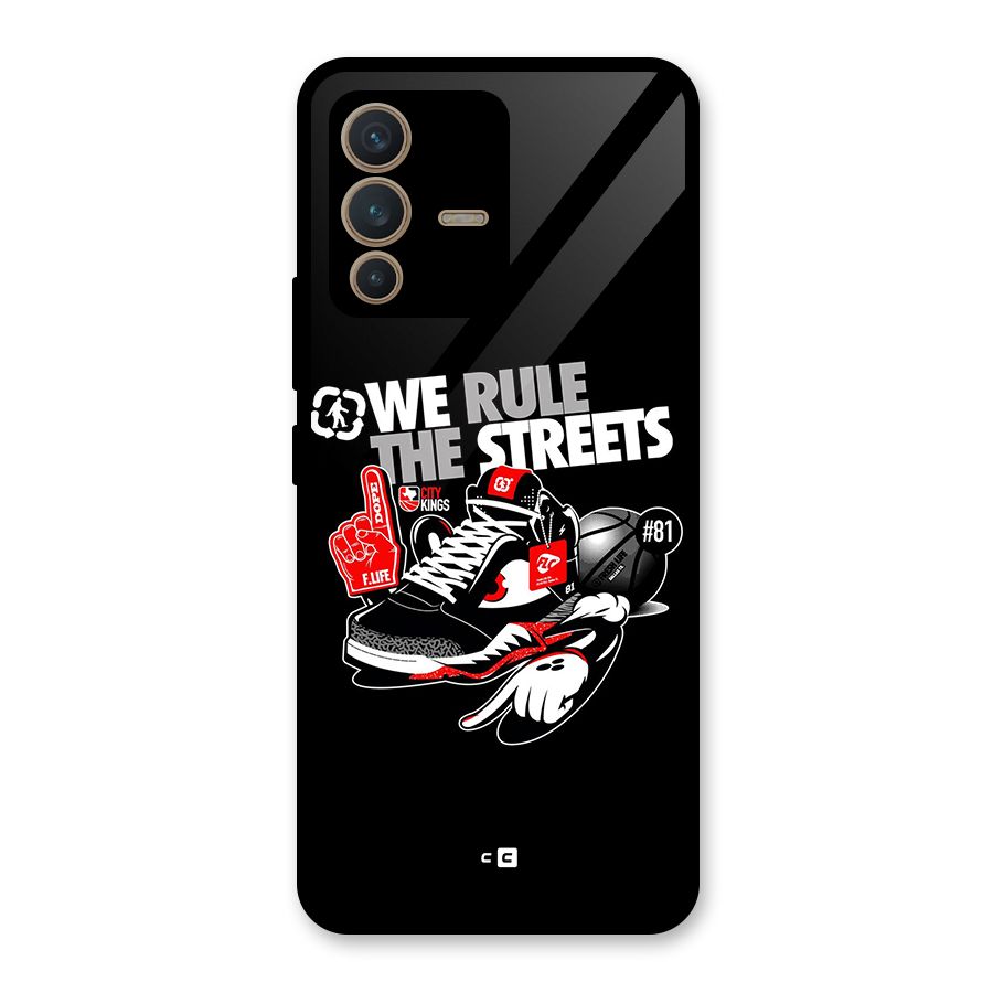 Rule The Streets Glass Back Case for Vivo V23 5G