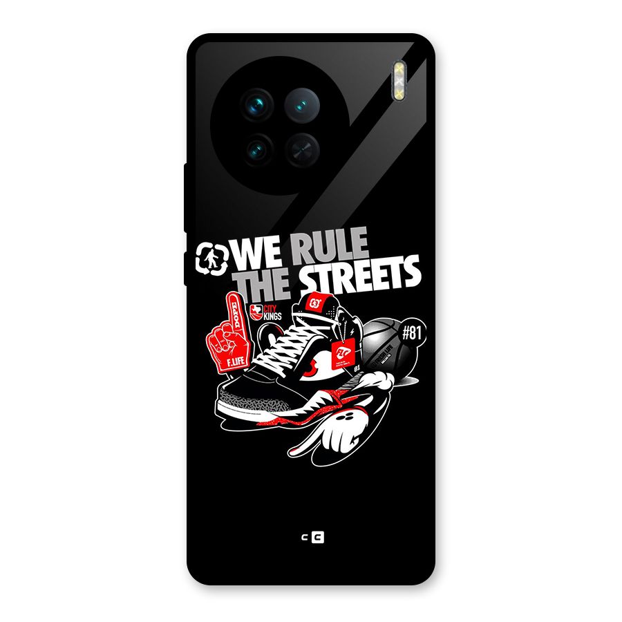 Rule The Streets Glass Back Case for Vivo X90