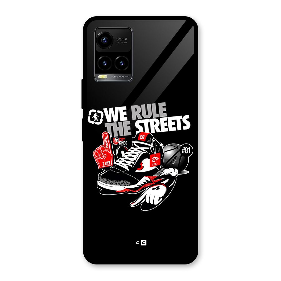 Rule The Streets Glass Back Case for Vivo Y21T
