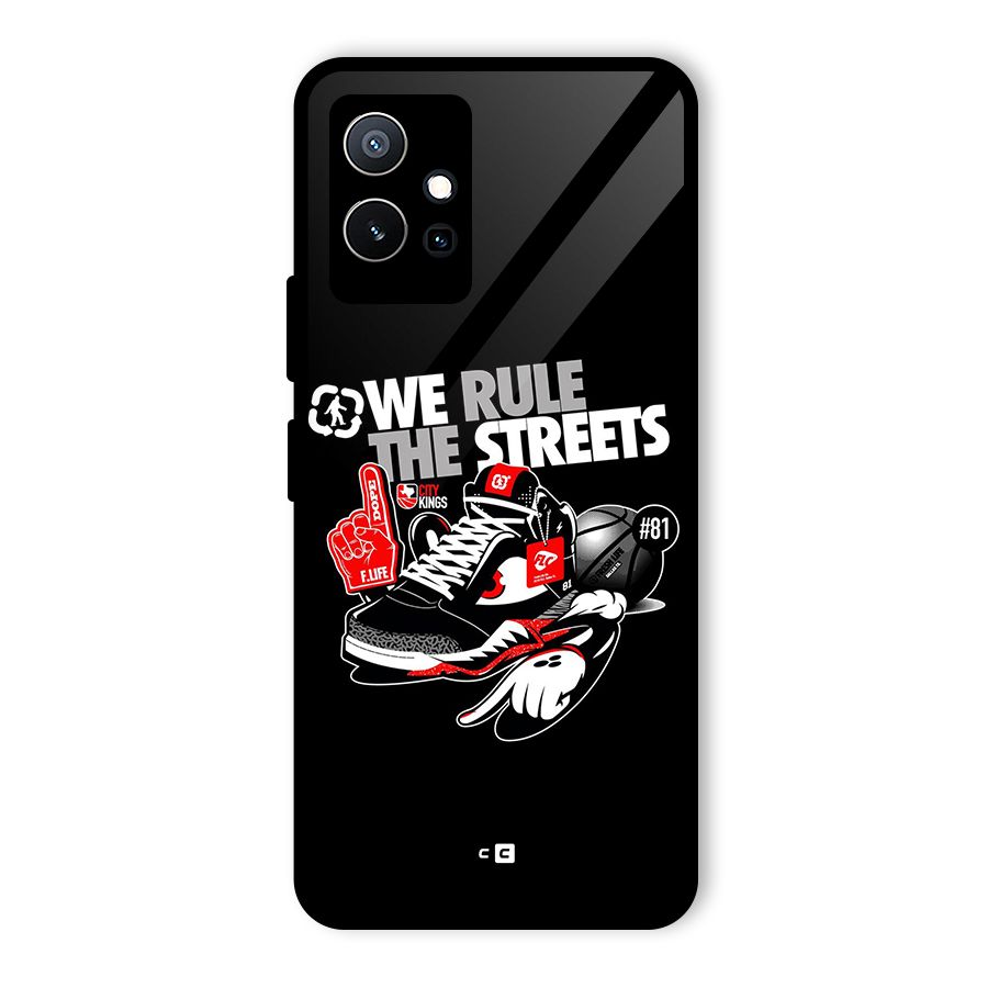 Rule The Streets Glass Back Case for Vivo Y75 5G