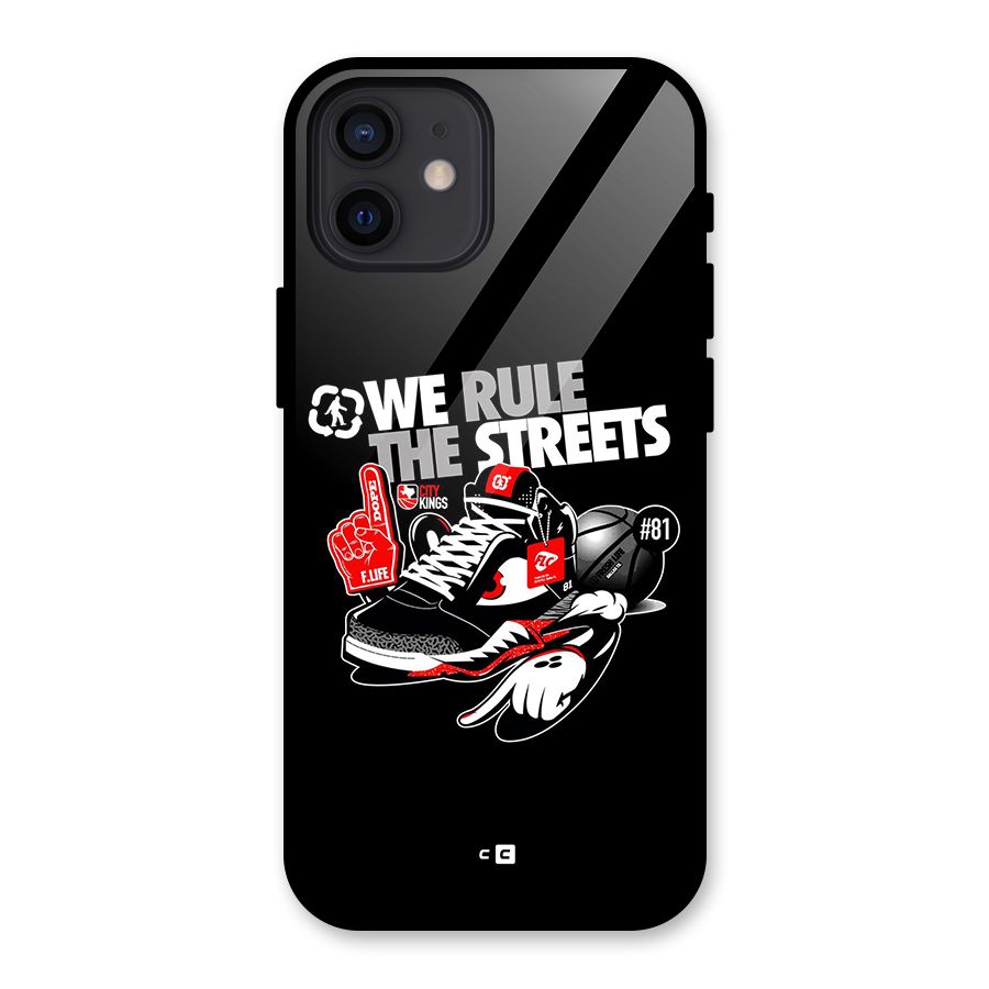 Rule The Streets Glass Back Case for iPhone 12