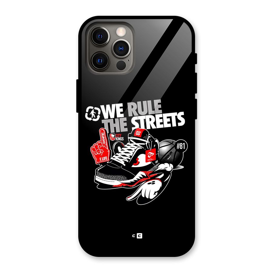 Rule The Streets Glass Back Case for iPhone 12 Pro