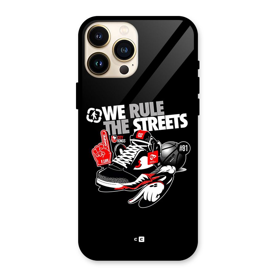 Rule The Streets Glass Back Case for iPhone 13 Pro Max