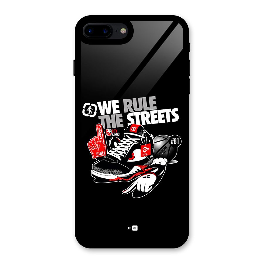 Rule The Streets Glass Back Case for iPhone 8 Plus