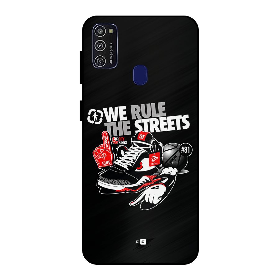 Rule The Streets Metal Back Case for Galaxy M21
