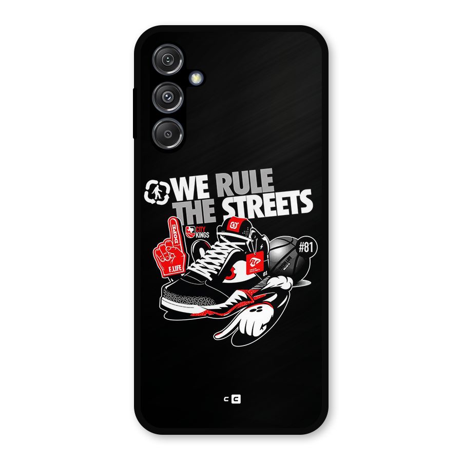 Rule The Streets Metal Back Case for Galaxy M34 5G