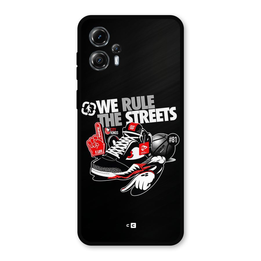 Rule The Streets Metal Back Case for Moto G13