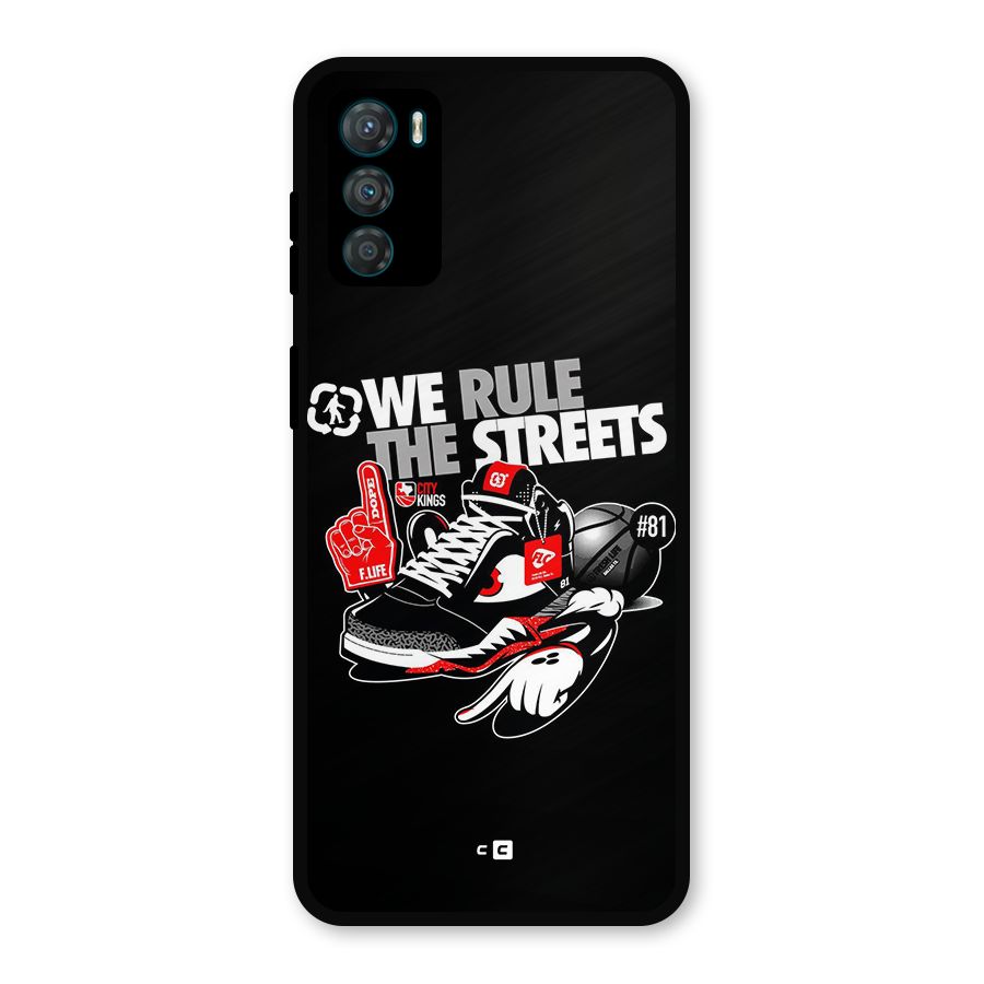 Rule The Streets Metal Back Case for Moto G42