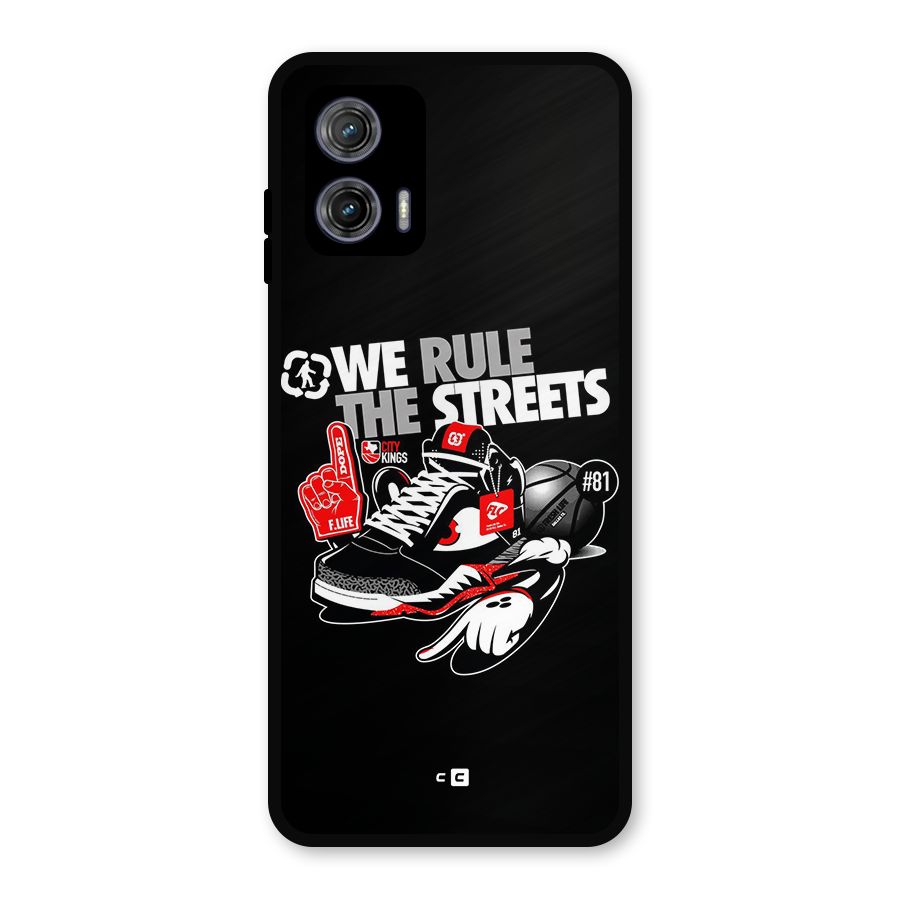 Rule The Streets Metal Back Case for Moto G73
