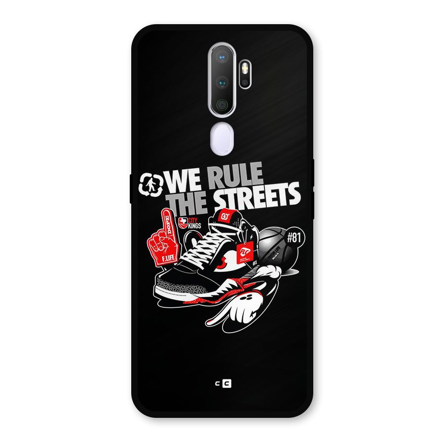 Rule The Streets Metal Back Case for Oppo A9 (2020)