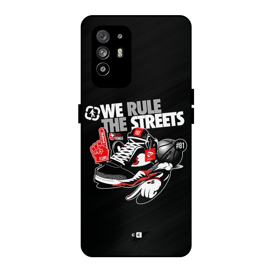 Rule The Streets Metal Back Case for Oppo F19 Pro Plus 5G