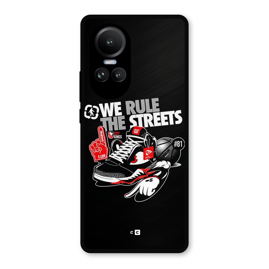 Rule The Streets Metal Back Case for Oppo Reno10