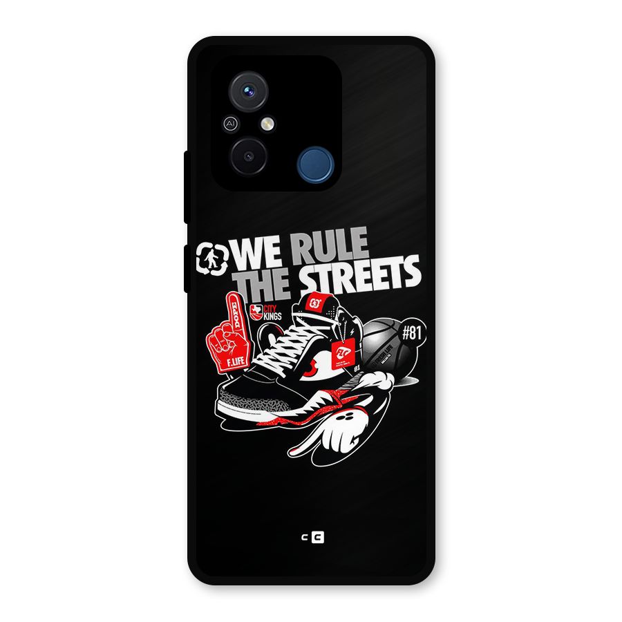 Rule The Streets Metal Back Case for Poco C55
