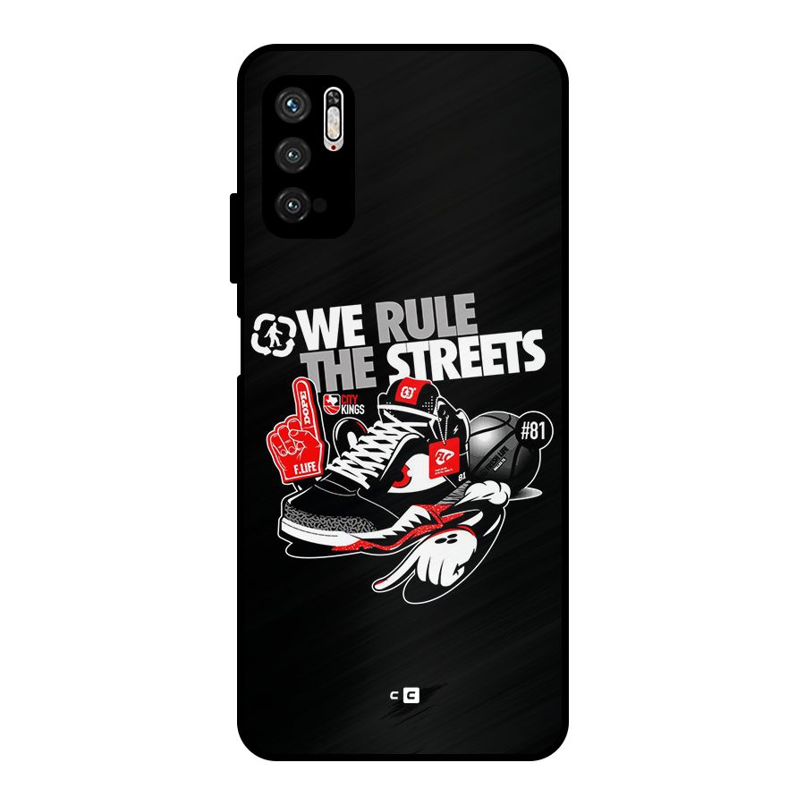 Rule The Streets Metal Back Case for Poco M3 Pro 5G