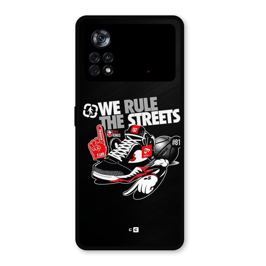 Rule The Streets Metal Back Case for Poco X4 Pro 5G
