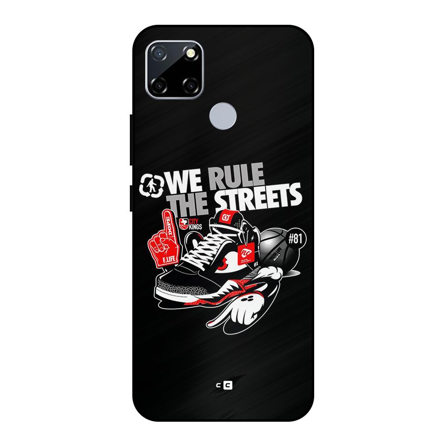 Rule The Streets Metal Back Case for Realme Narzo 30A