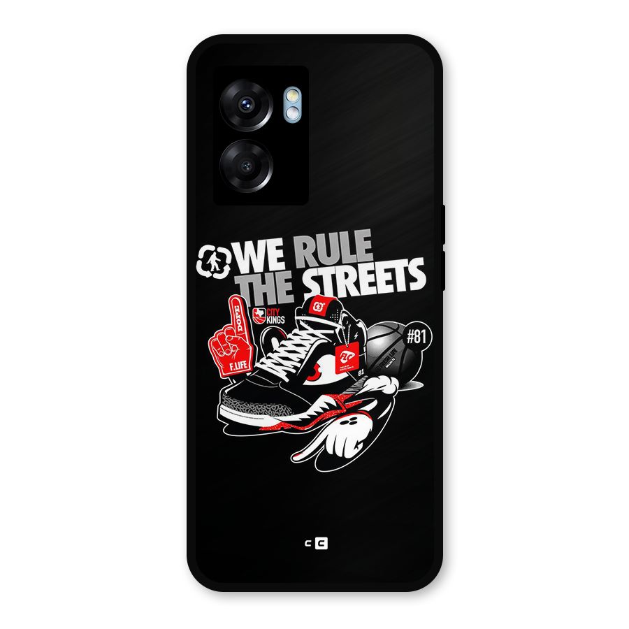 Rule The Streets Metal Back Case for Realme Narzo 50 5G