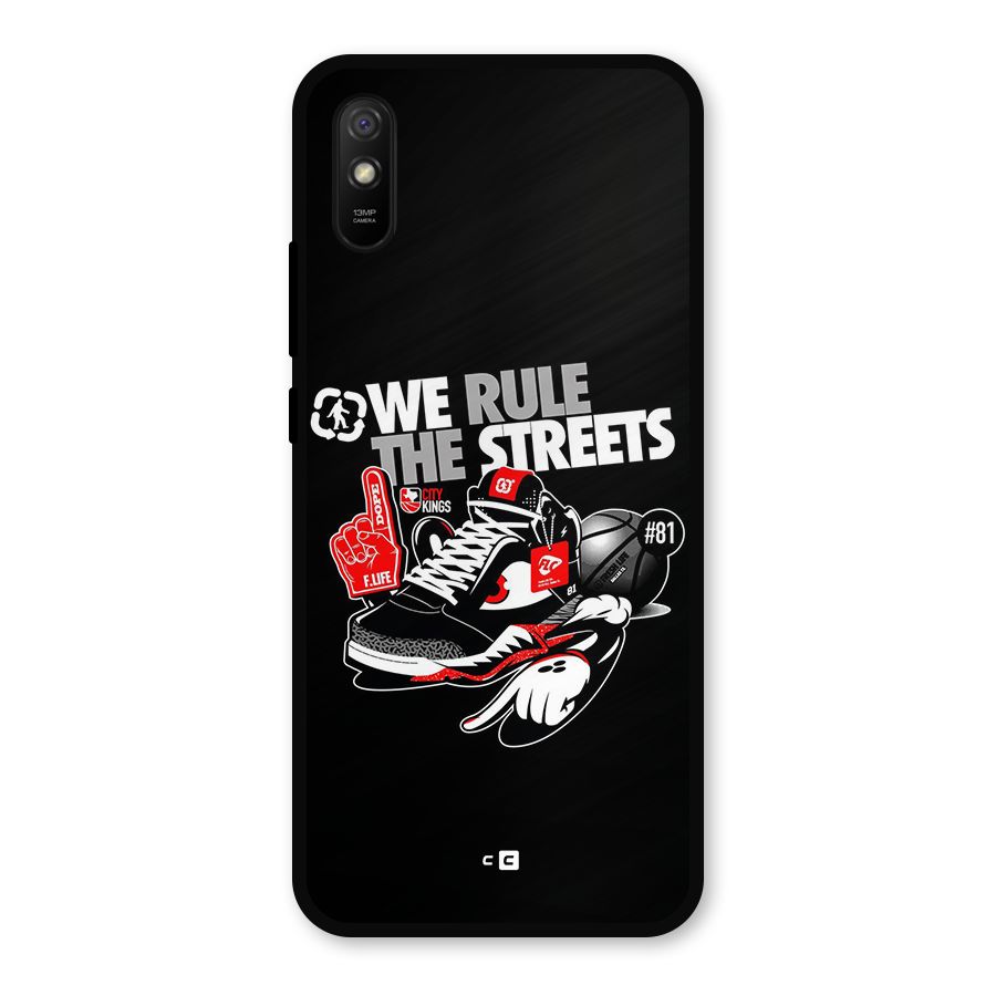 Rule The Streets Metal Back Case for Redmi 9a