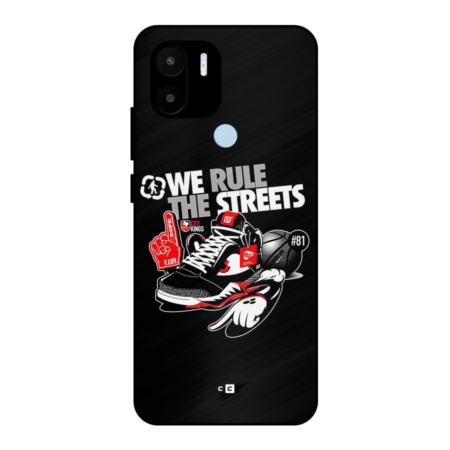 Rule The Streets Metal Back Case for Redmi A1 Plus