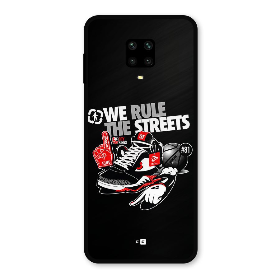 Rule The Streets Metal Back Case for Redmi Note 9 Pro