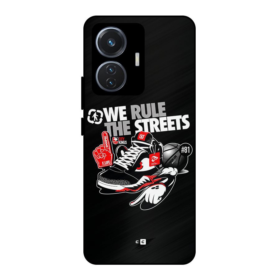 Rule The Streets Metal Back Case for Vivo T1 44W
