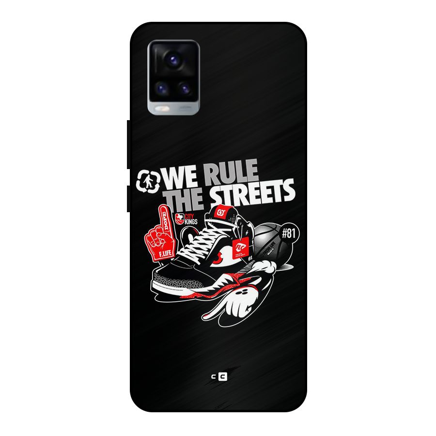 Rule The Streets Metal Back Case for Vivo V20 2021
