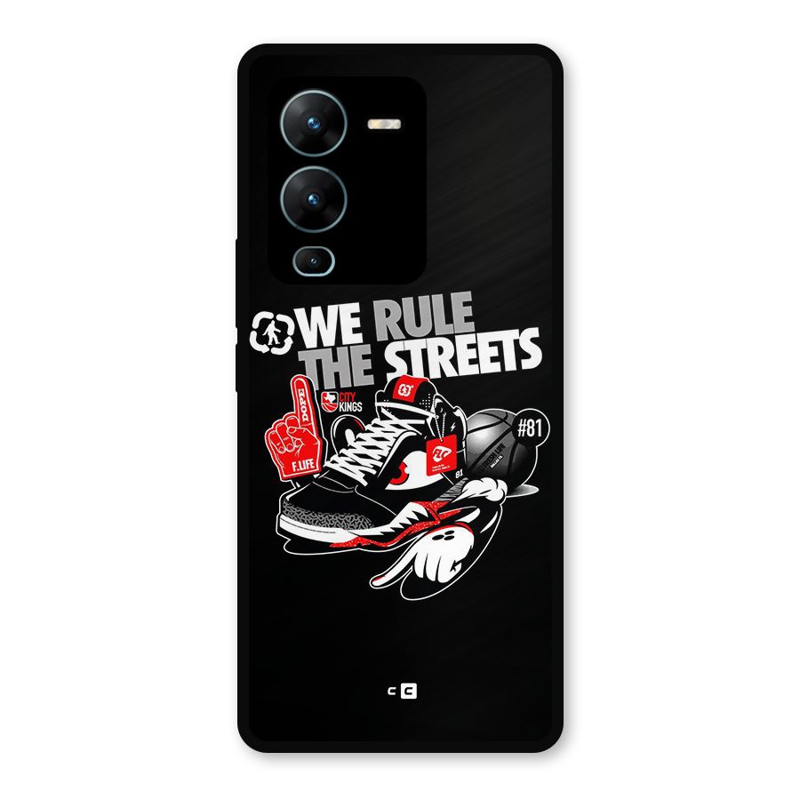 Rule The Streets Metal Back Case for Vivo V25 Pro
