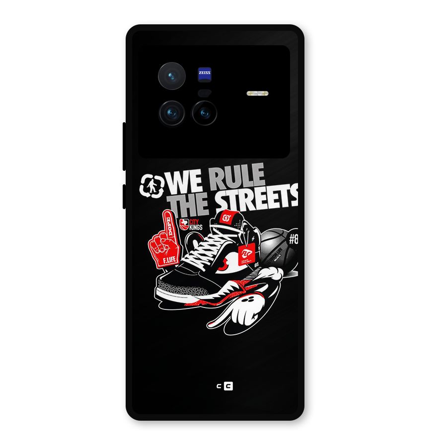 Rule The Streets Metal Back Case for Vivo X80