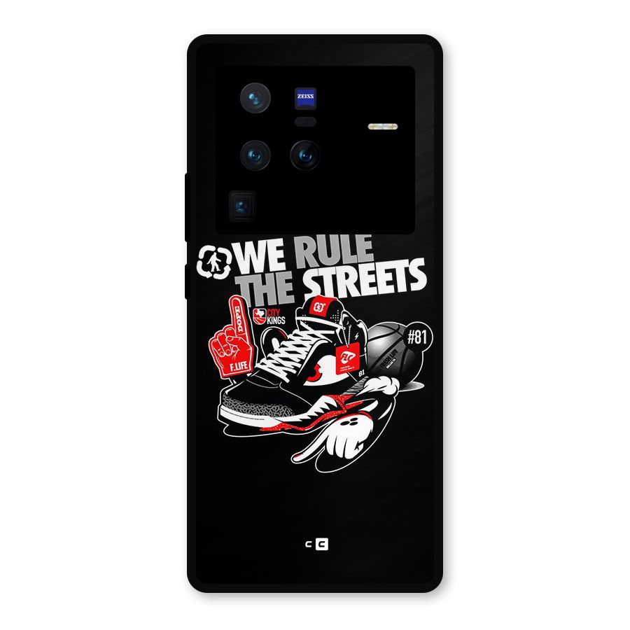 Rule The Streets Metal Back Case for Vivo X80 Pro