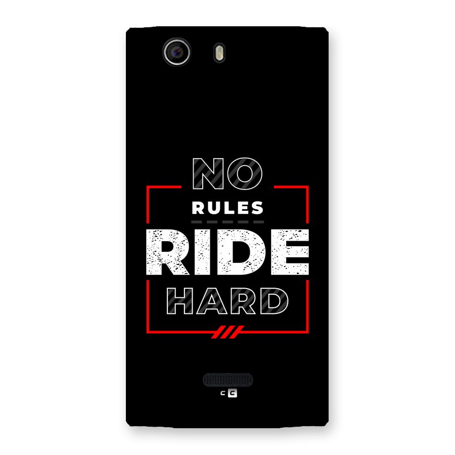 Rules Ride Hard Back Case for Canvas Nitro 2 E311