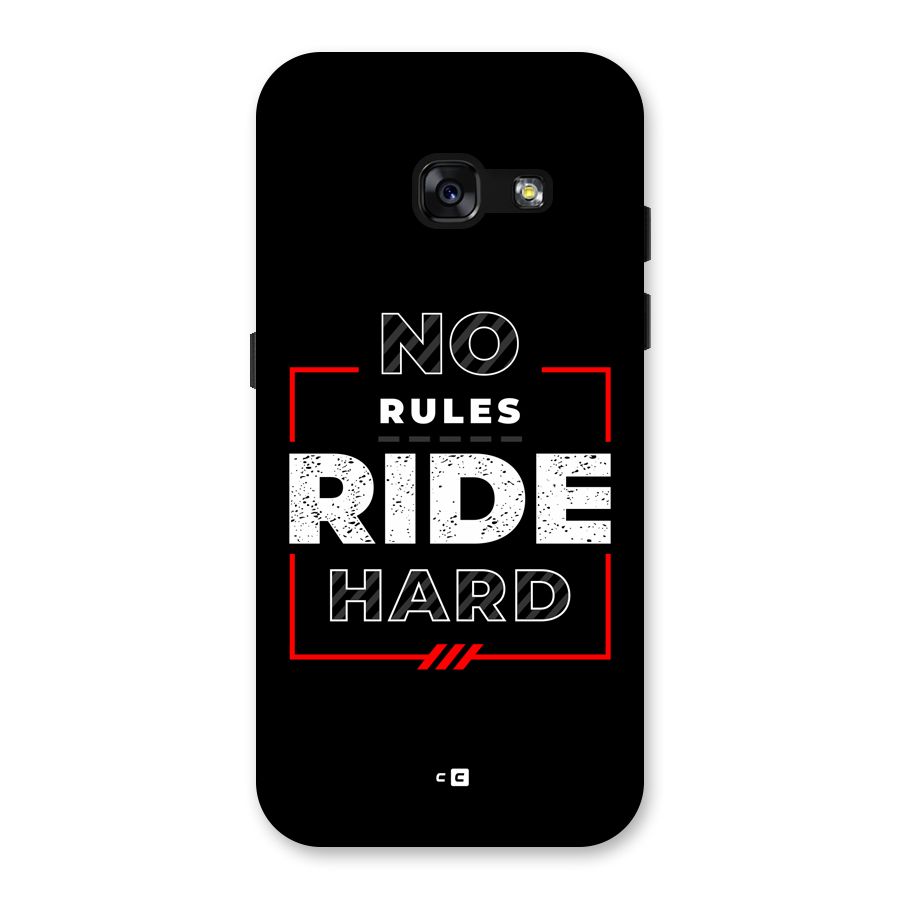 Rules Ride Hard Back Case for Galaxy A3 (2017)