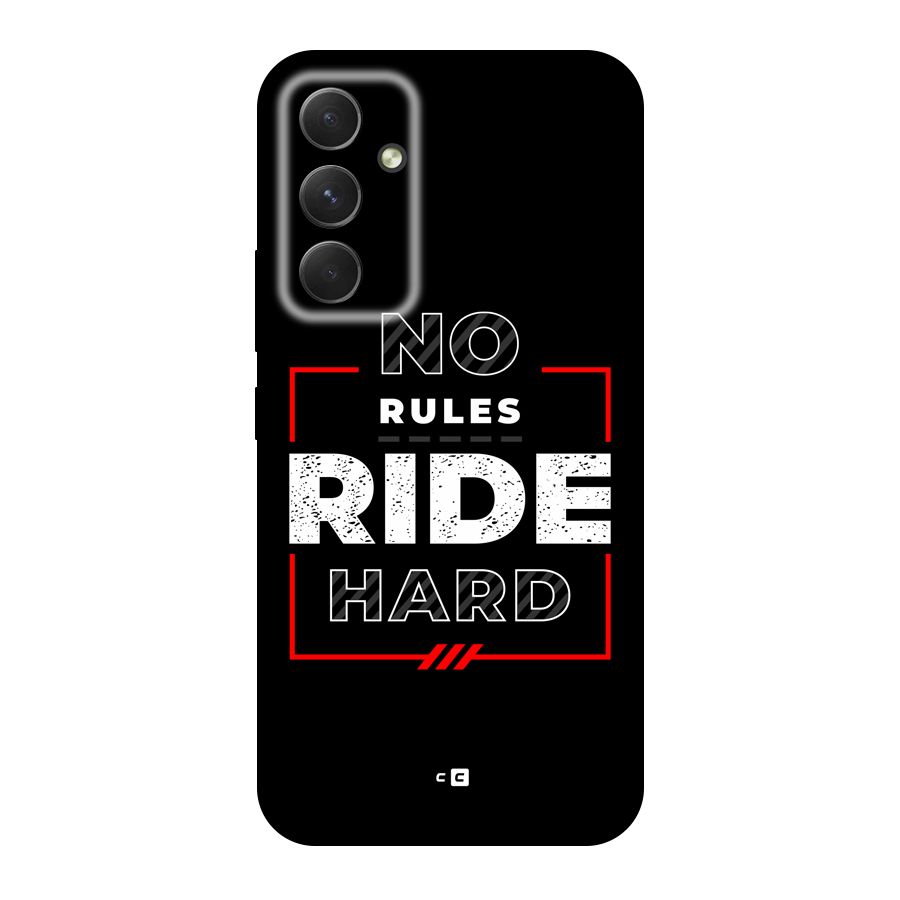 Rules Ride Hard Back Case for Galaxy A54