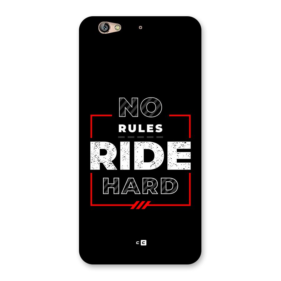 Rules Ride Hard Back Case for Gionee S6