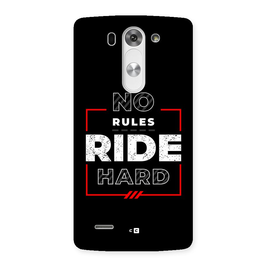 Rules Ride Hard Back Case for LG G3 Mini