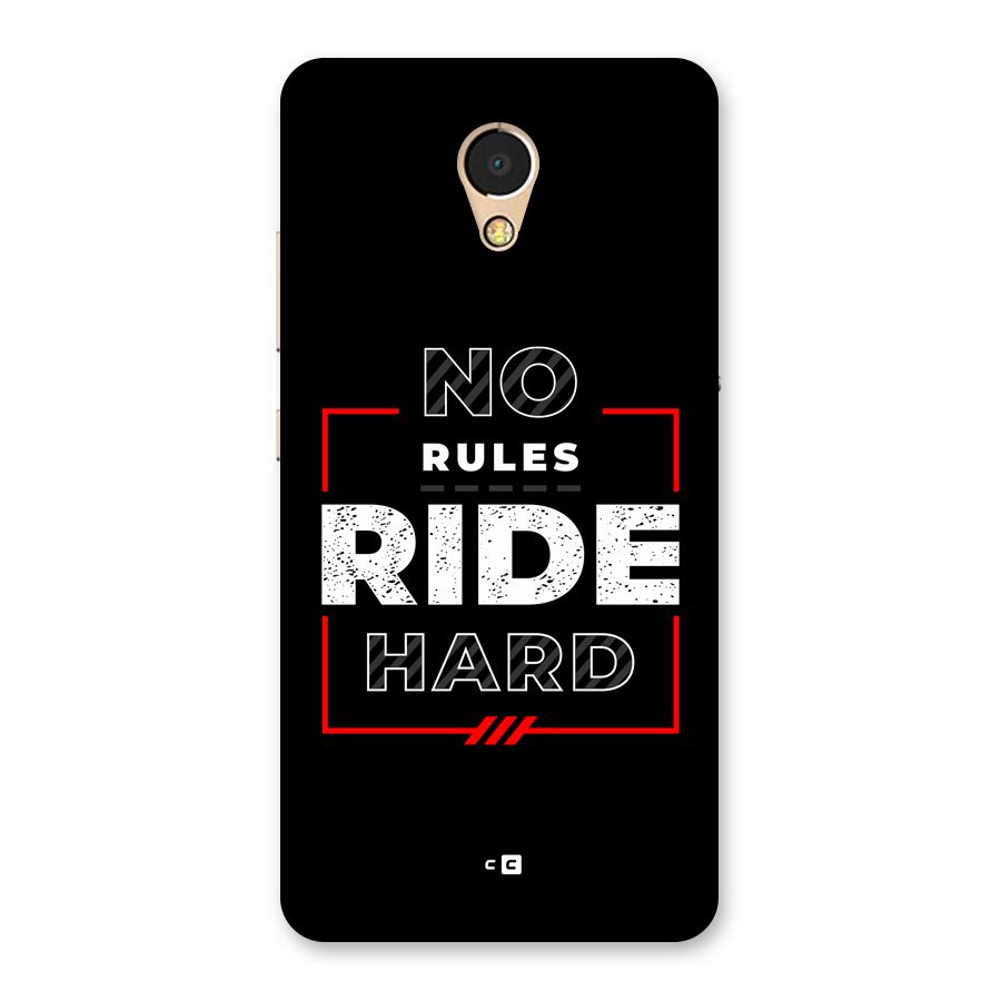 Rules Ride Hard Back Case for Lenovo P2