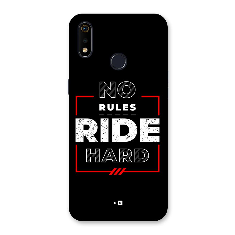 Rules Ride Hard Back Case for Realme 3i