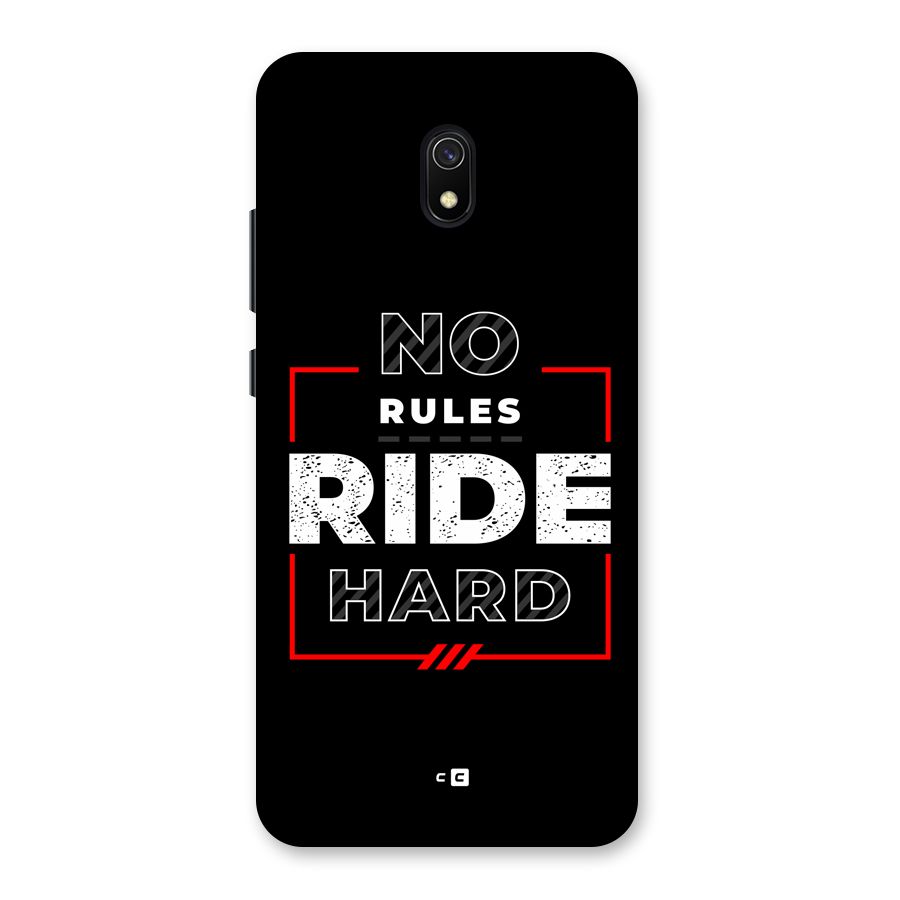 Rules Ride Hard Back Case for Redmi 8A