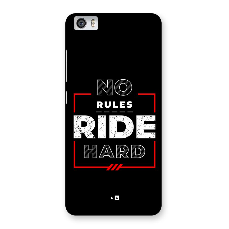 Rules Ride Hard Back Case for Redmi Mi 5