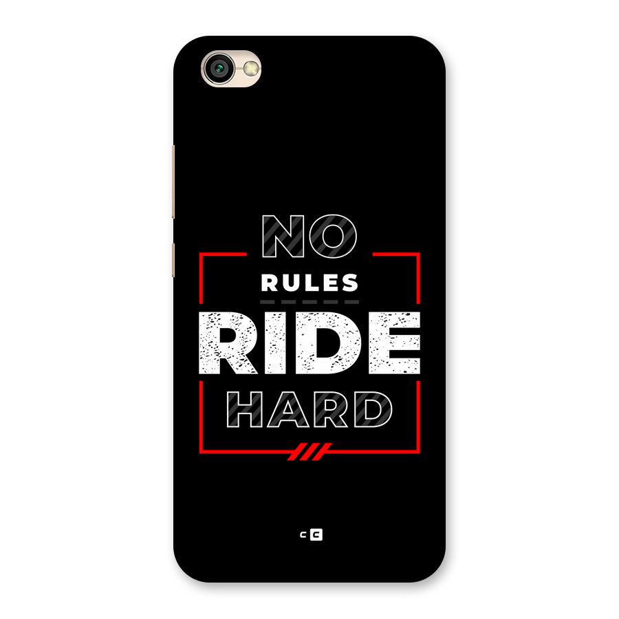 Rules Ride Hard Back Case for Redmi Y1 Lite