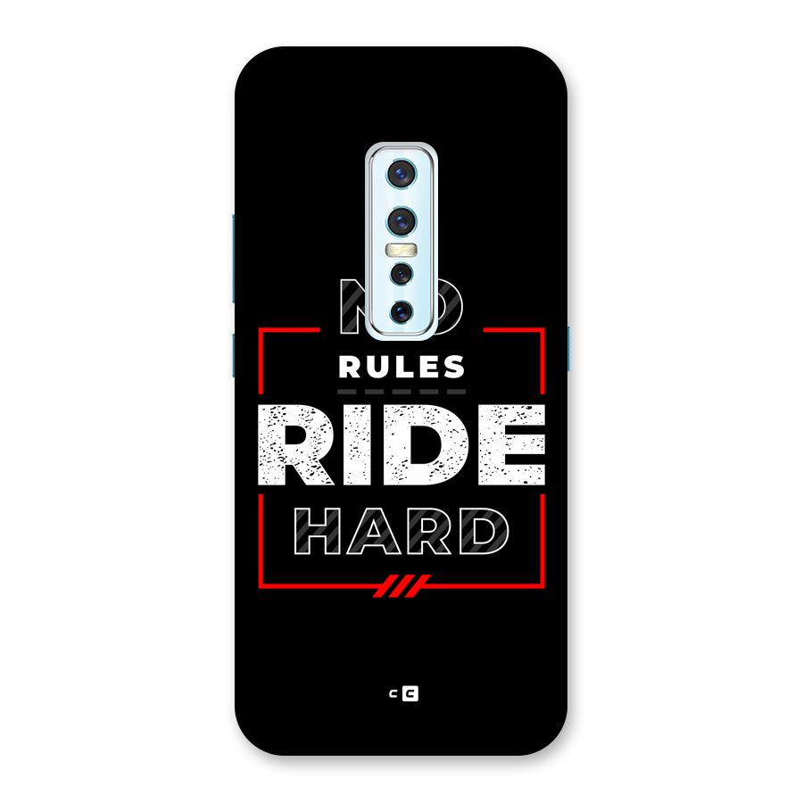 Rules Ride Hard Back Case for Vivo V17 Pro