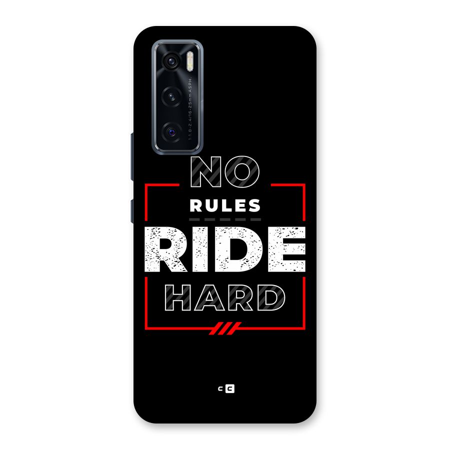 Rules Ride Hard Back Case for Vivo V20 SE