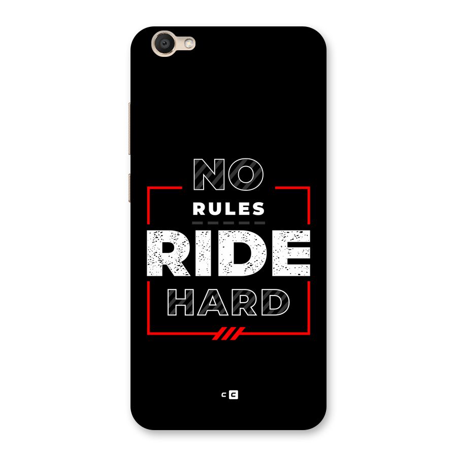 Rules Ride Hard Back Case for Vivo V5