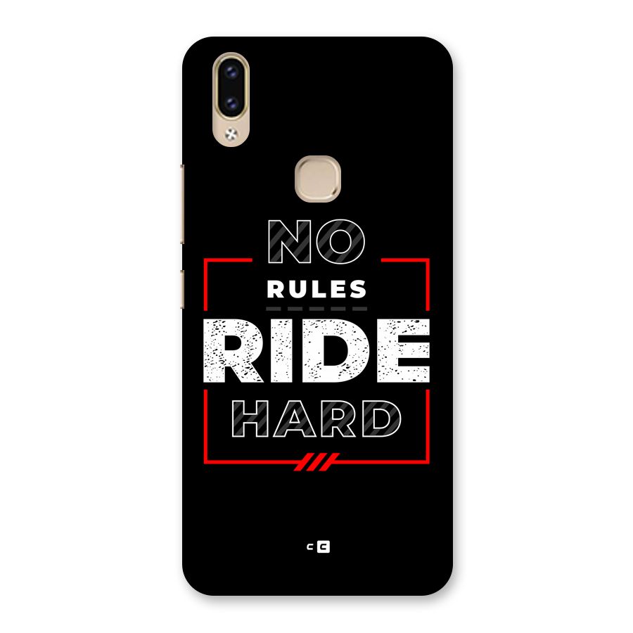 Rules Ride Hard Back Case for Vivo V9 Youth