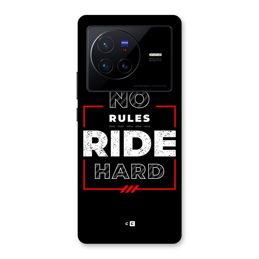 Rules Ride Hard Back Case for Vivo X80