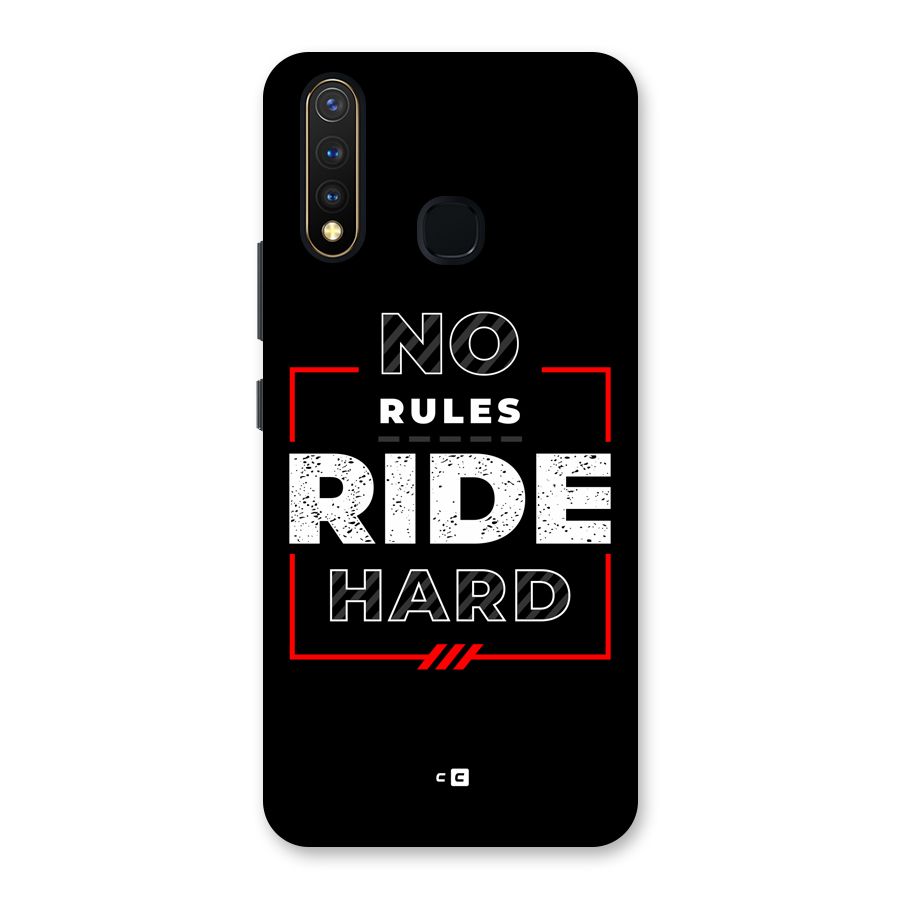 Rules Ride Hard Back Case for Vivo Y19