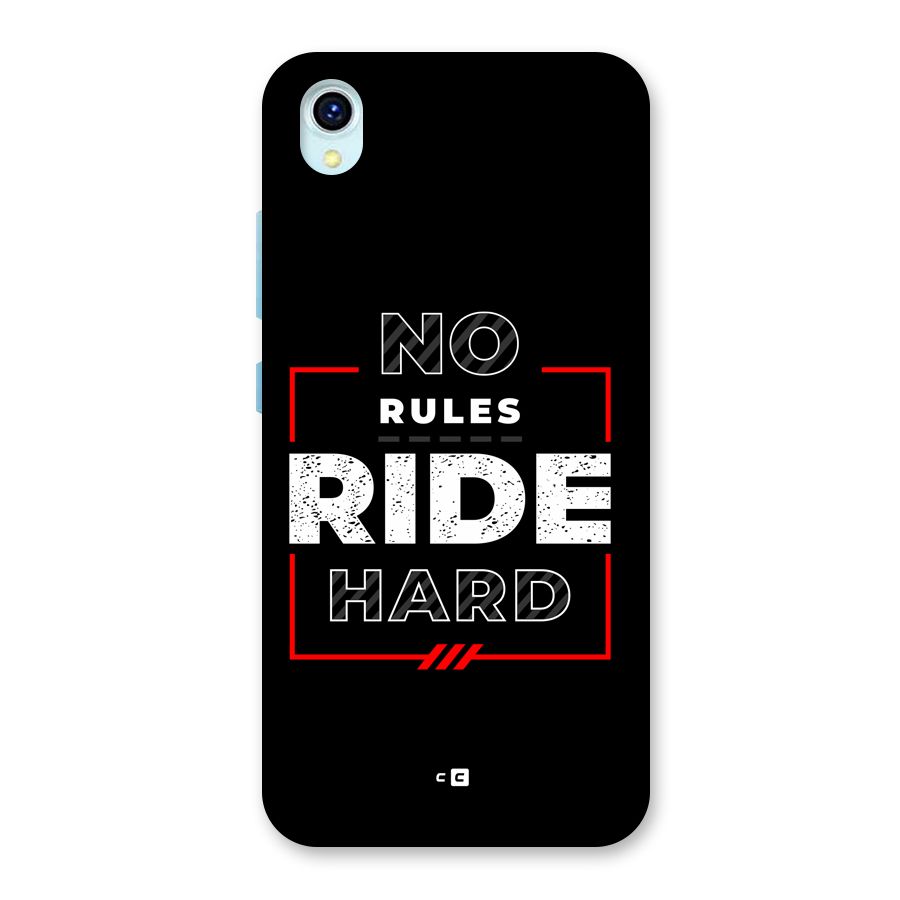 Rules Ride Hard Back Case for Vivo Y1s