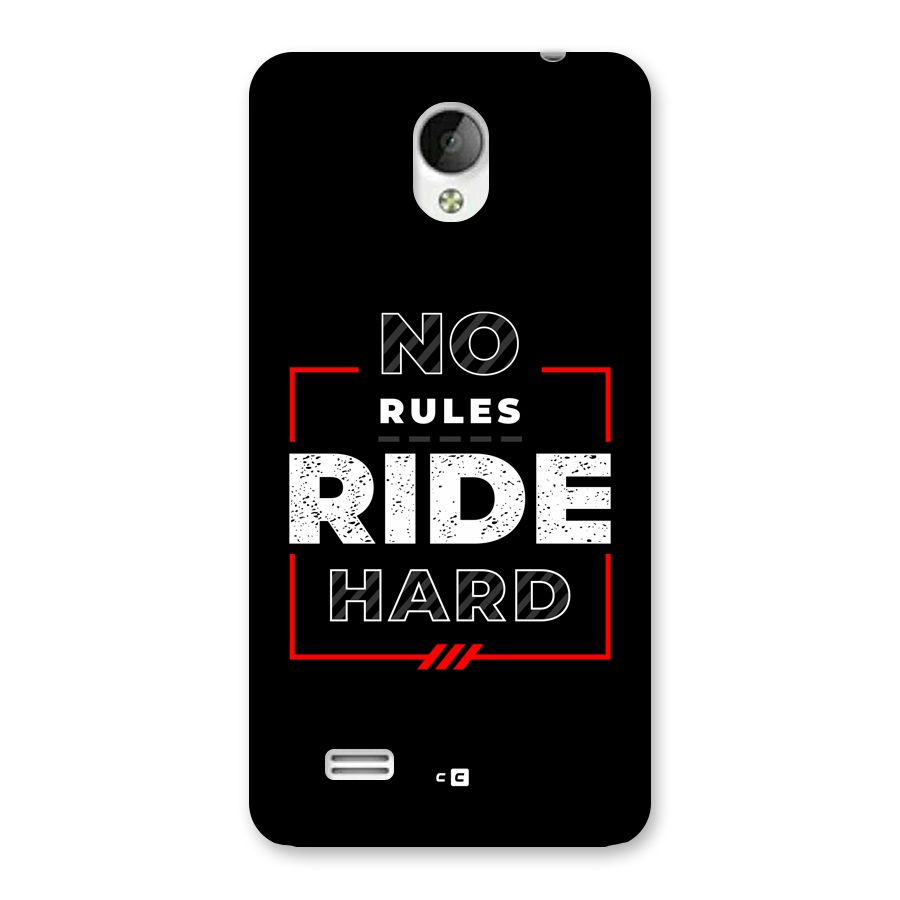 Rules Ride Hard Back Case for Vivo Y21
