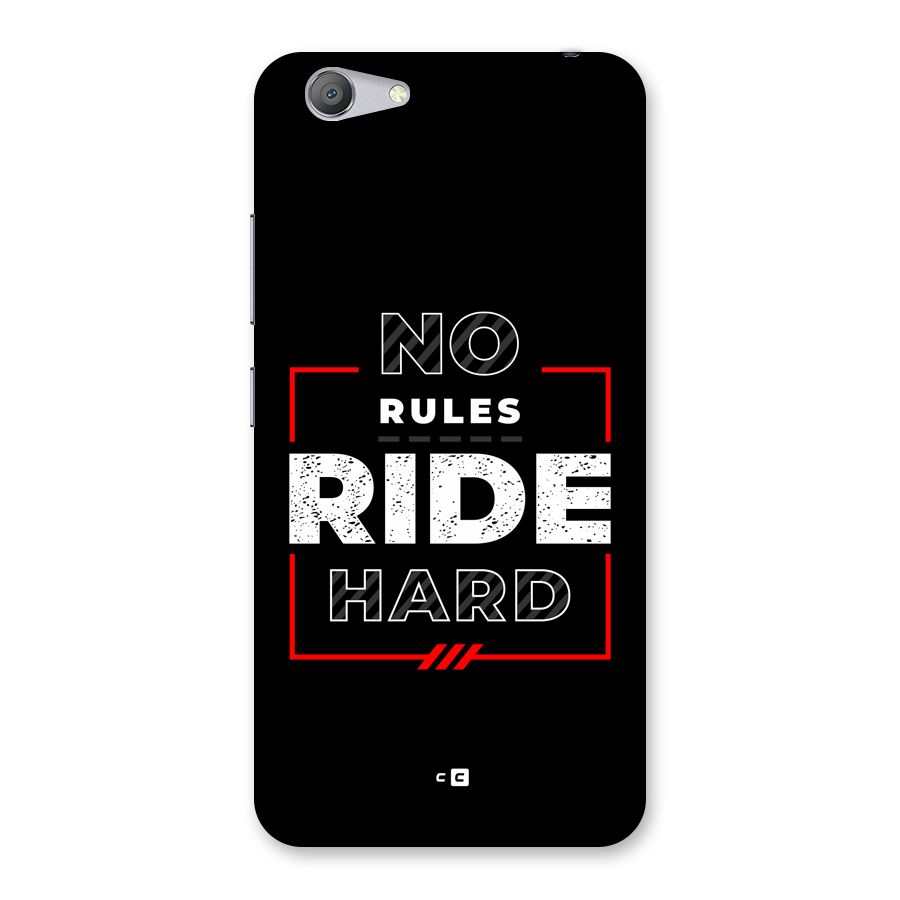 Rules Ride Hard Back Case for Vivo Y53